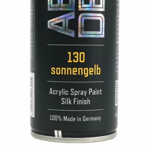 Floristik24 Spray couleur jaune soleil satiné mat 400ml