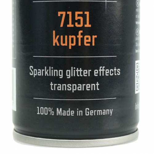 Floristik24 Spray de peinture pailleté en spray cuivre pailleté 400 ml