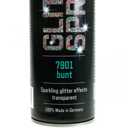 Floristik24 Spray scintillant pour travaux manuels peinture en aérosol colorée paillettes 400ml