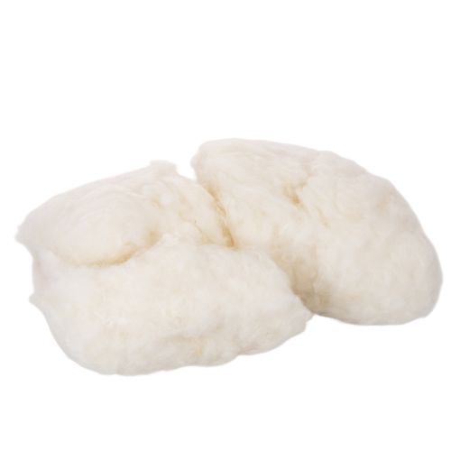 Laine de mouton en vrac, laine naturelle, mélange blanc, polyvalente, 250 g acheter | Floristik24.be