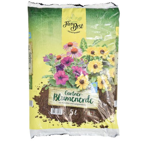 Floristik24 Terreau de jardinier FlorBest avec argile naturelle et engrais longue durée 5l