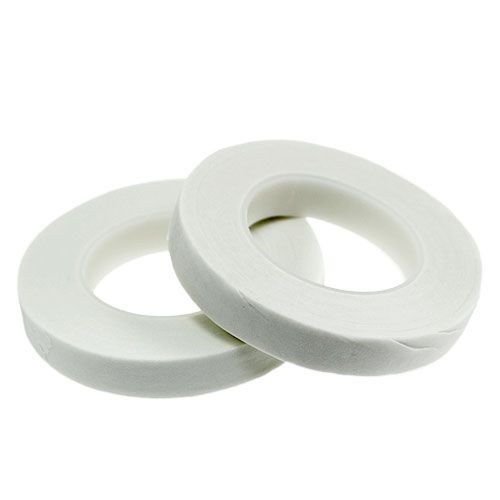 Floristik24 Ruban Floral Ruban Fleur Blanc 13mm 2 pcs