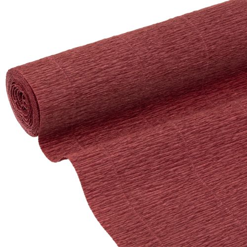 Papier crêpe fleuriste Bordeaux 50x250cm