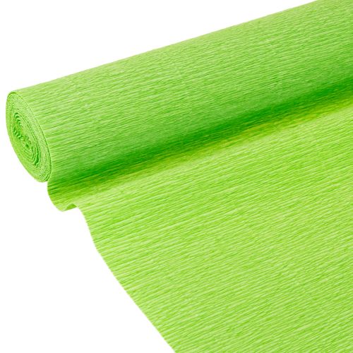 Floristik24 Papier crépon fleuriste vert clair 50x250cm