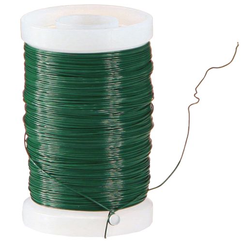 Article Fil de fleuriste fil décoratif fil de myrte vert 0,30mm 100g 3 pcs