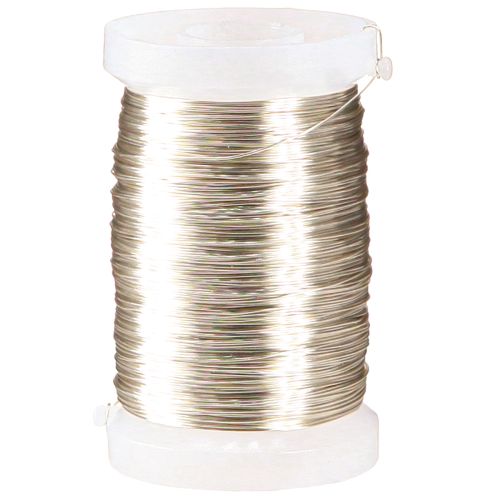Floristik24 Fil de fleuriste fil de myrte champagne 0,30mm 100g 3 pcs