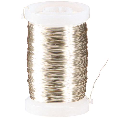 Article Fil de fleuriste fil de myrte champagne 0,30mm 100g 3 pcs