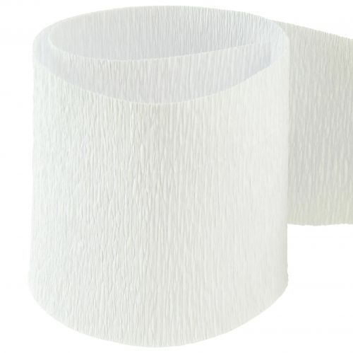 Article Crêpe Fleur blanc L10cm grammage 128g/m² L250cm 2pcs