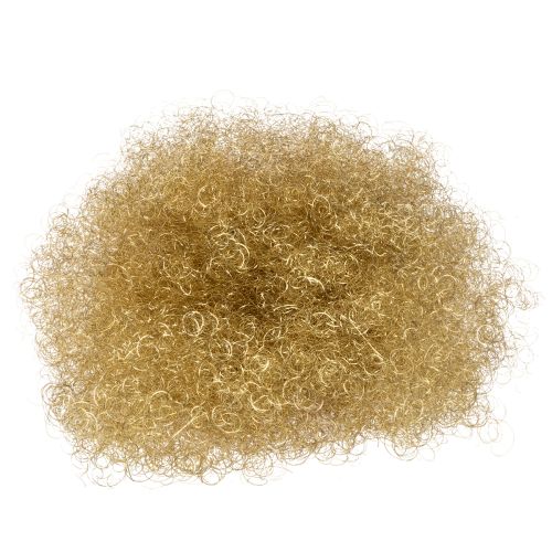 Cheveux d'ange en guirlande dorée à fleurs 200g