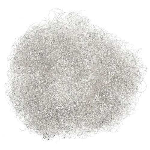 Floristik24 Fleur Cheveux Ange Cheveux Guirlande Argent 200g