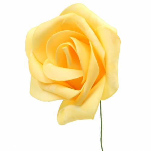 Mousse rose jaune Ø15cm 4pcs