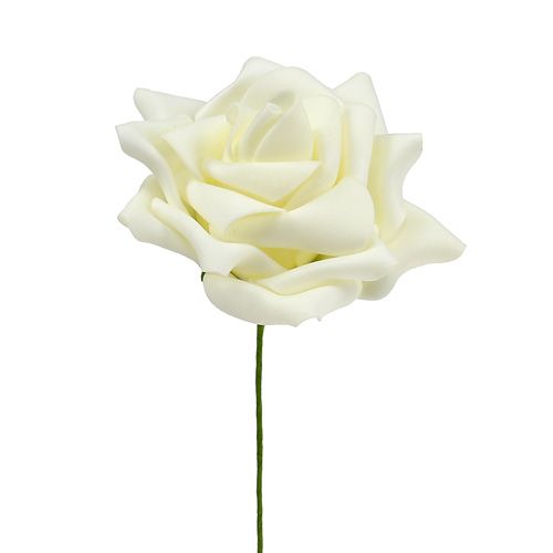 Article Mousse Rose Ø 10cm crème 8 pcs