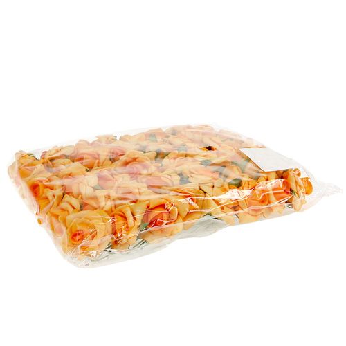 Floristik24 Rose en mousse Ø 3,5cm Abricot 48 pcs