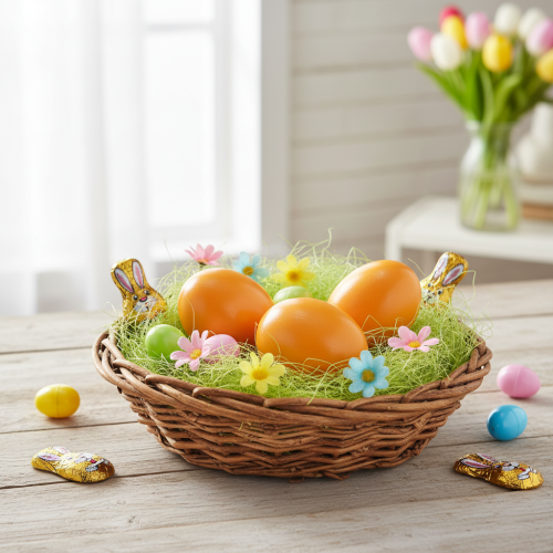 Article Œufs de Pâques, véritables œufs de poule, parfaits pour les loisirs créatifs et les décorations de Pâques, 5 cm, lot de 10.