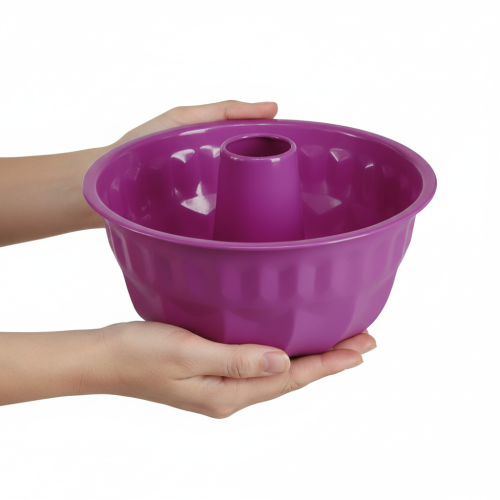 Article Moule à gâteau Bundt, en métal, décoratif, violet, Ø 23 cm, H 12 cm