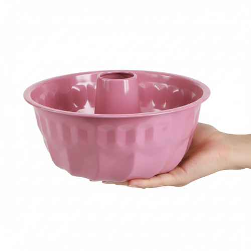 Article Bol décoratif en métal, moule à pâtisserie, moule à gâteau Bundt, rose, Ø 23 cm, H 12 cm