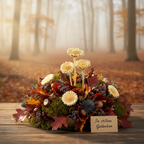 Article Protéa Susanne blanchie Rosace sur tige Ø5cm 25 pièces