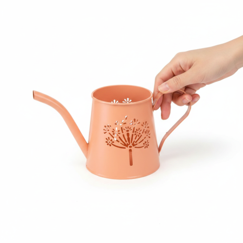 Arrosoirs décoratifs en métal, motif pissenlit orange, porte-bougies chauffe-plat, 12 cm, lot de 2 | Floristik24.be