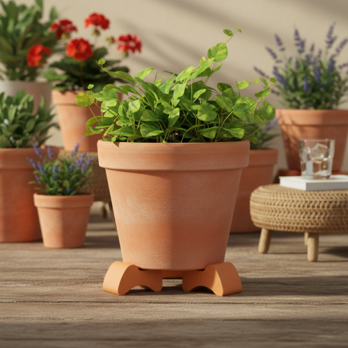 Pieds pour pots de fleurs, entretoises pour pots de fleurs, 7 cm, lot de 3 | Floristik24.be