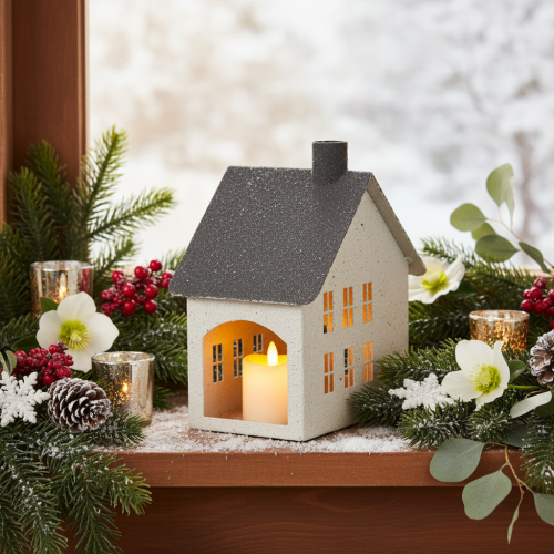 Lanterne décorative en métal pour maison, 16 cm | Floristik24.be