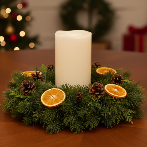 Grande bougie LED à piles avec minuterie, blanc chaud, pour extérieur, 25 cm | Floristik24.be