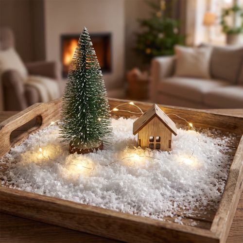 Neige décorative en plastique, granuleuse, 30 g | Floristik24.be