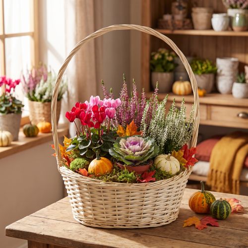 Panier cadeau environ 38 cm x 27 cm brillant | Floristik24.be