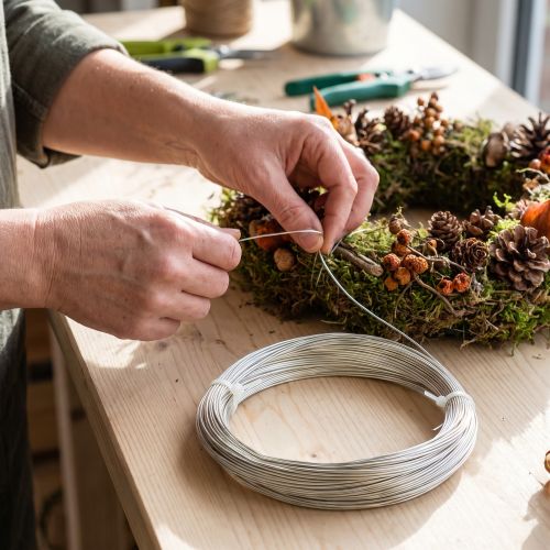 Article Fil d'aluminium décoratif flexible pour des idées de bricolage et d'art floral