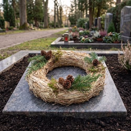 Couronne de paille Ø18cm - 10 pièces naturelles - Couronne de l'Avent, couronne funéraire, matériel de loisirs créatifs | Floristik24.be