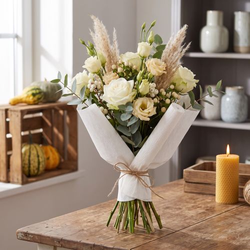 Papier crépon fleuriste blanc 50x250cm | Floristik24.be