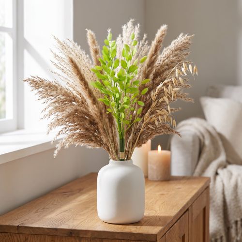 Gazon artificiel gazon tremblant décoratif vert 47cm lot de 3 pièces | Floristik24.be