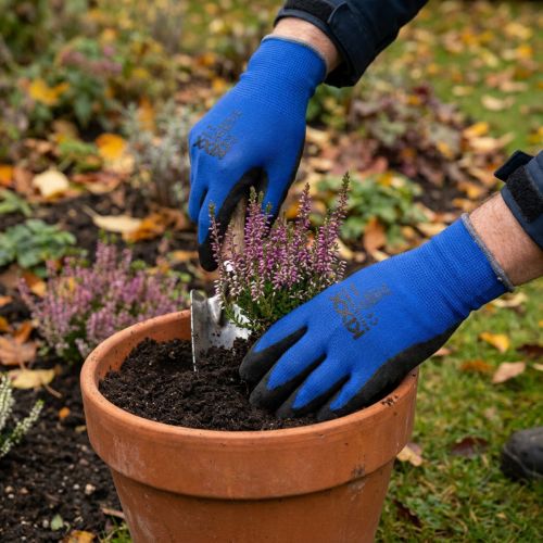 Gants de jardinage Kixx Bleu, Noir Taille 10 | Floristik24.be