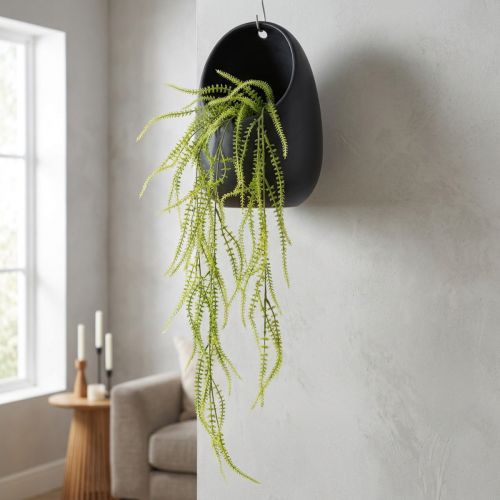 Plante artificielle de millet à soies vertes, idéale pour une décoration suspendue élégante et un élément de décoration raffiné, 114 cm. | Floristik24.be
