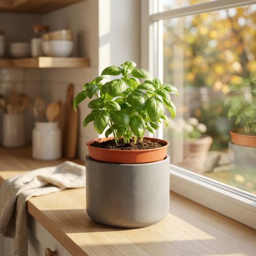 Pot de fleurs pot intérieur en plastique Ø10,5cm 10pcs | Floristik24.be