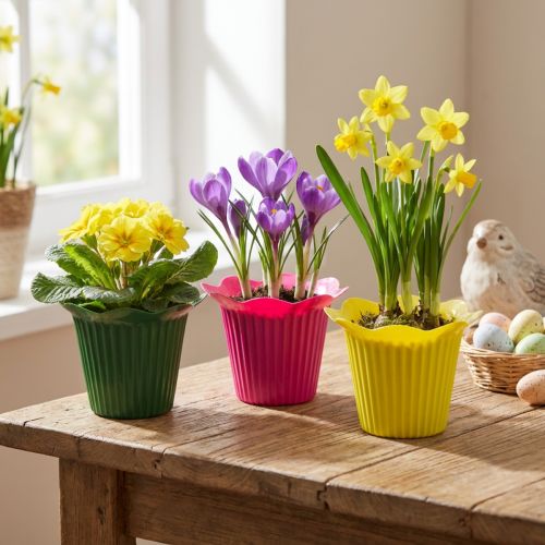 Pot de fleur en plastique Ø10,5cm 25 pcs | Floristik24.be