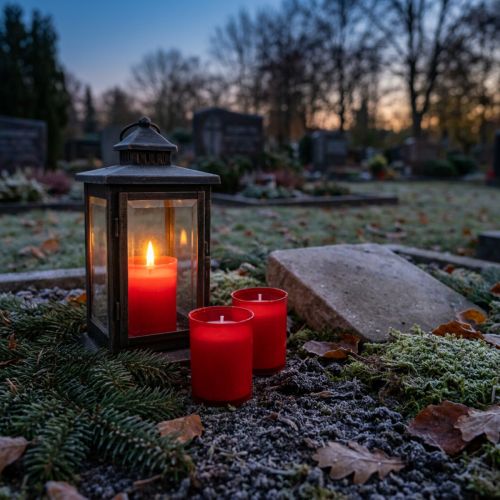 Bougie de recharge pour lampe funéraire, recharge pour lampe funéraire rouge, 20 pièces | Floristik24.be