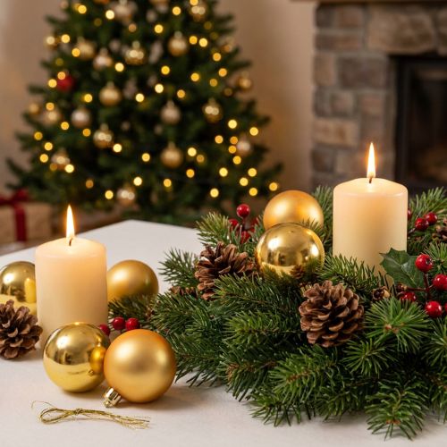 Boule de Noël en plastique doré 6cm 12 pcs | Floristik24.be