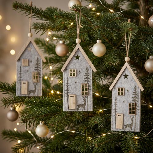 Lot de 6 décorations de Noël