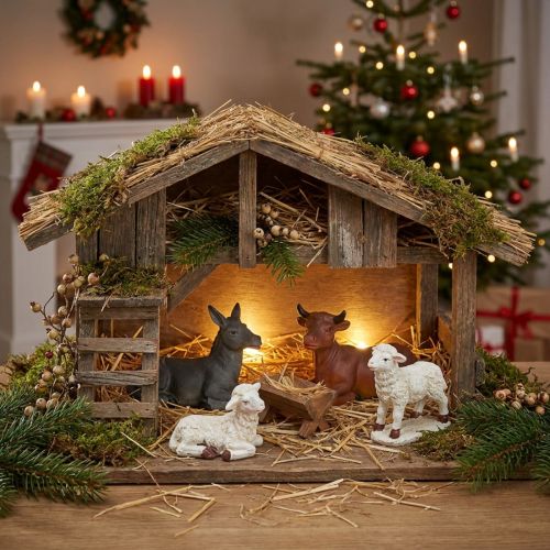 Ensemble de 4 figurines de la Nativité | Floristik24.be