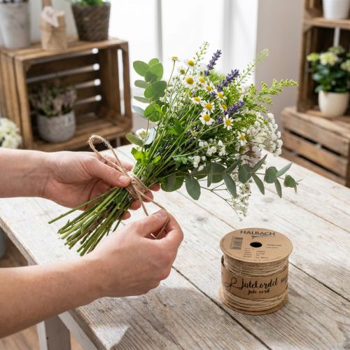Cordon de jute naturel Ø2mm 50m | Floristik24.be
