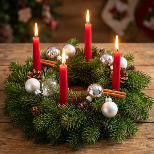 Article Mini boules de Noël argentées assorties Ø2,5cm 22 pcs