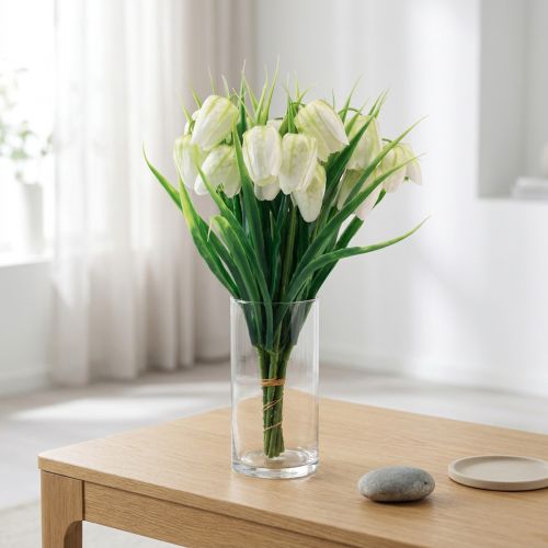 Fritillaria White Checkered Board Flower Fleurs artificielles 38 cm 6 pièces | Floristik24.be