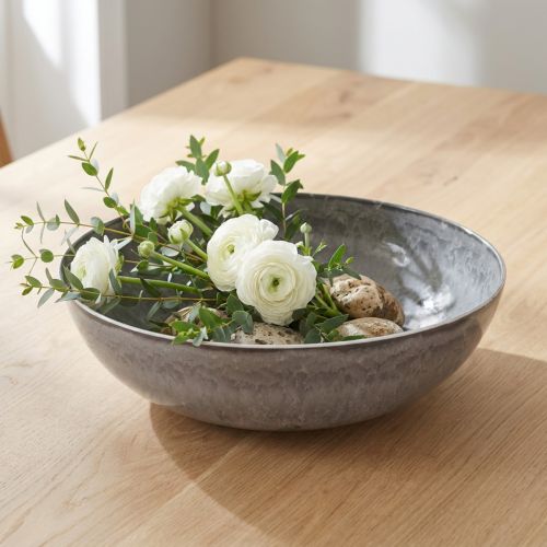 Bol gris mat élégant 37 cm -