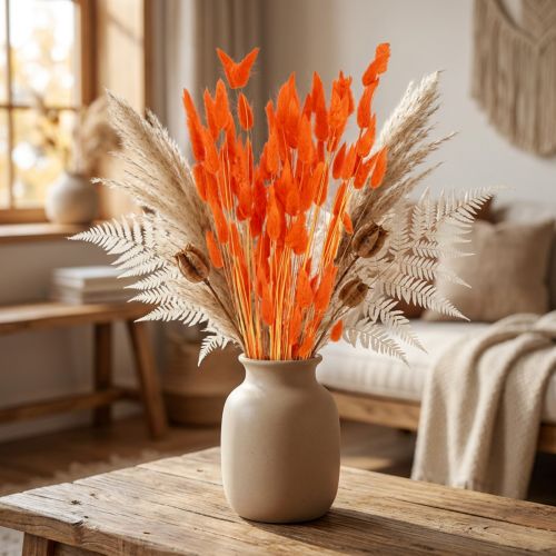 Décoration florale séchée de