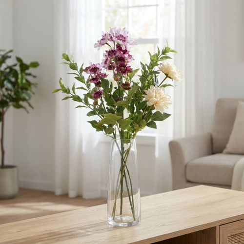 Fleurs artificielles Asters artificiels Fleurs en soie Violet 80 cm | Floristik24.be