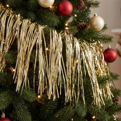 rideau décoratif doré en lamelles 90×200 cm | Floristik24.be