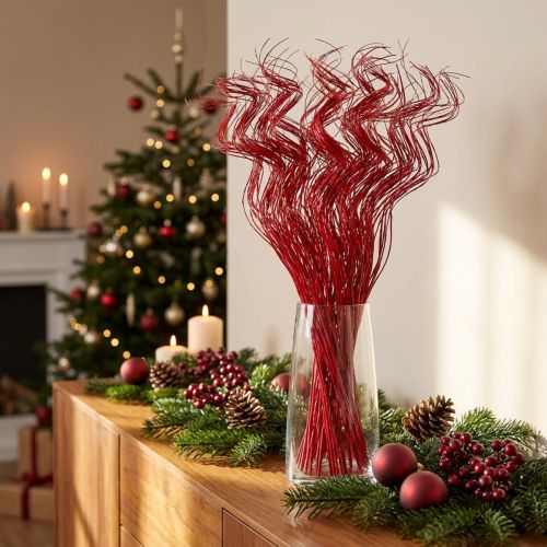 Ting Ting Bouclés 60cm Rouge 40 pcs | Floristik24.be