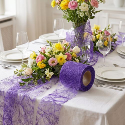 Polaire 8cm 25m violet | Floristik24.be
