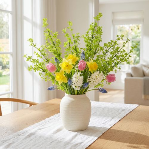 Trèfle nain artificiel en vert sur pic 49 cm 2 pièces | Floristik24.be