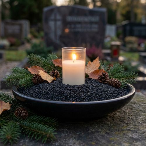 Granulés décoratifs noirs 2mm - 3mm 2kg | Floristik24.be